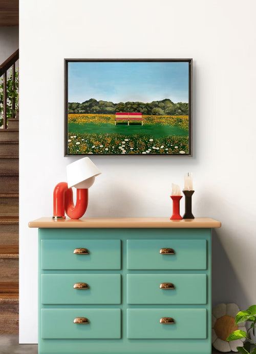 Imaginary Love – Oil on Linen Canvas 23.6'' × 31.5'' | Chinese Original Painting | Magic Bear Art