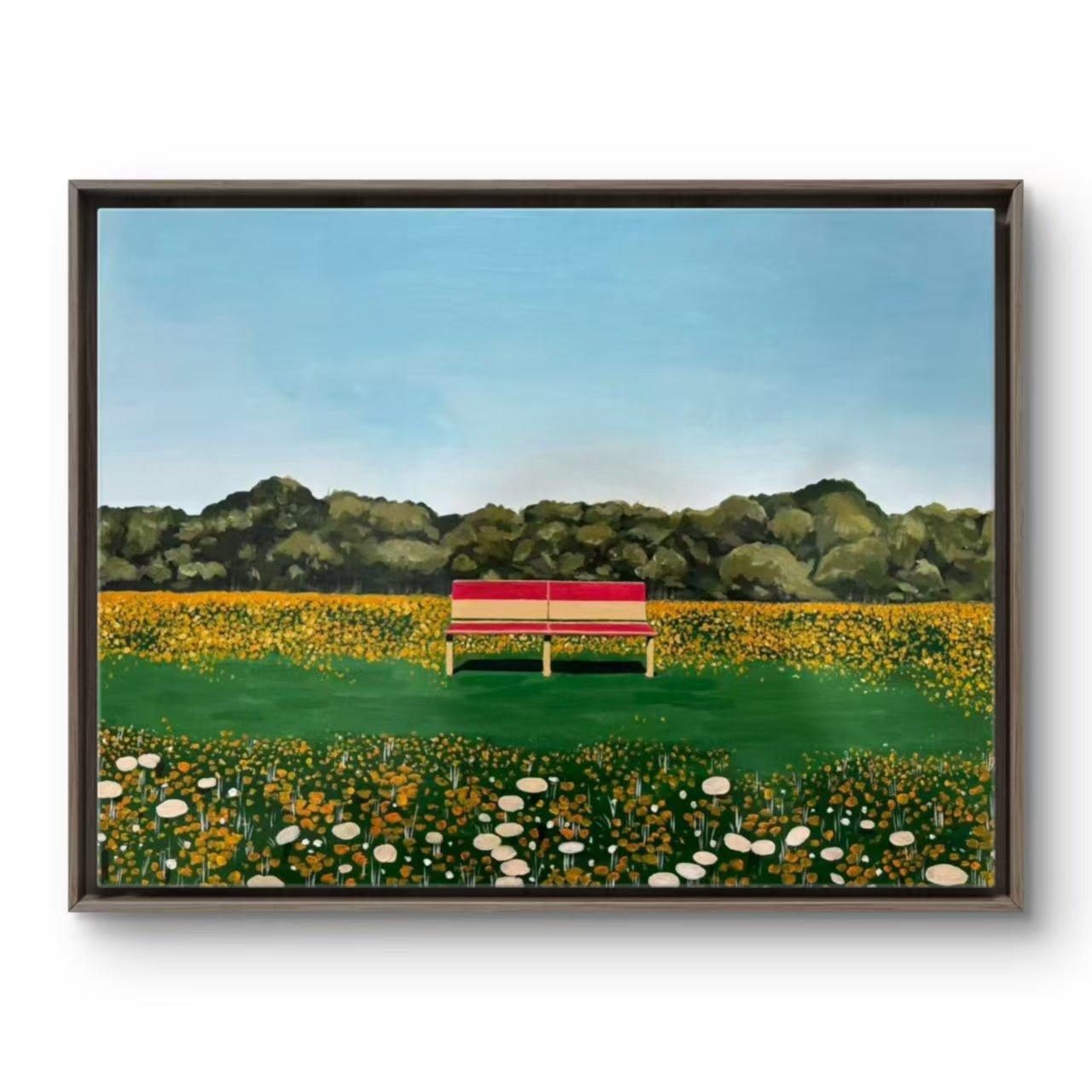 Imaginary Love – Oil on Linen Canvas 23.6'' × 31.5'' | Chinese Original Painting | Magic Bear Art