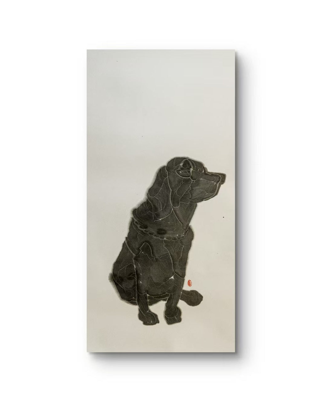 Ink Dog | Chinese Original Painting | Magic Bear Art