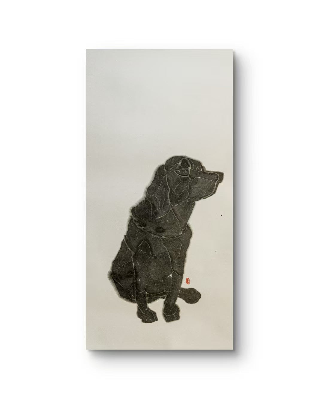 Ink Dog | Chinese Original Painting | Magic Bear Art