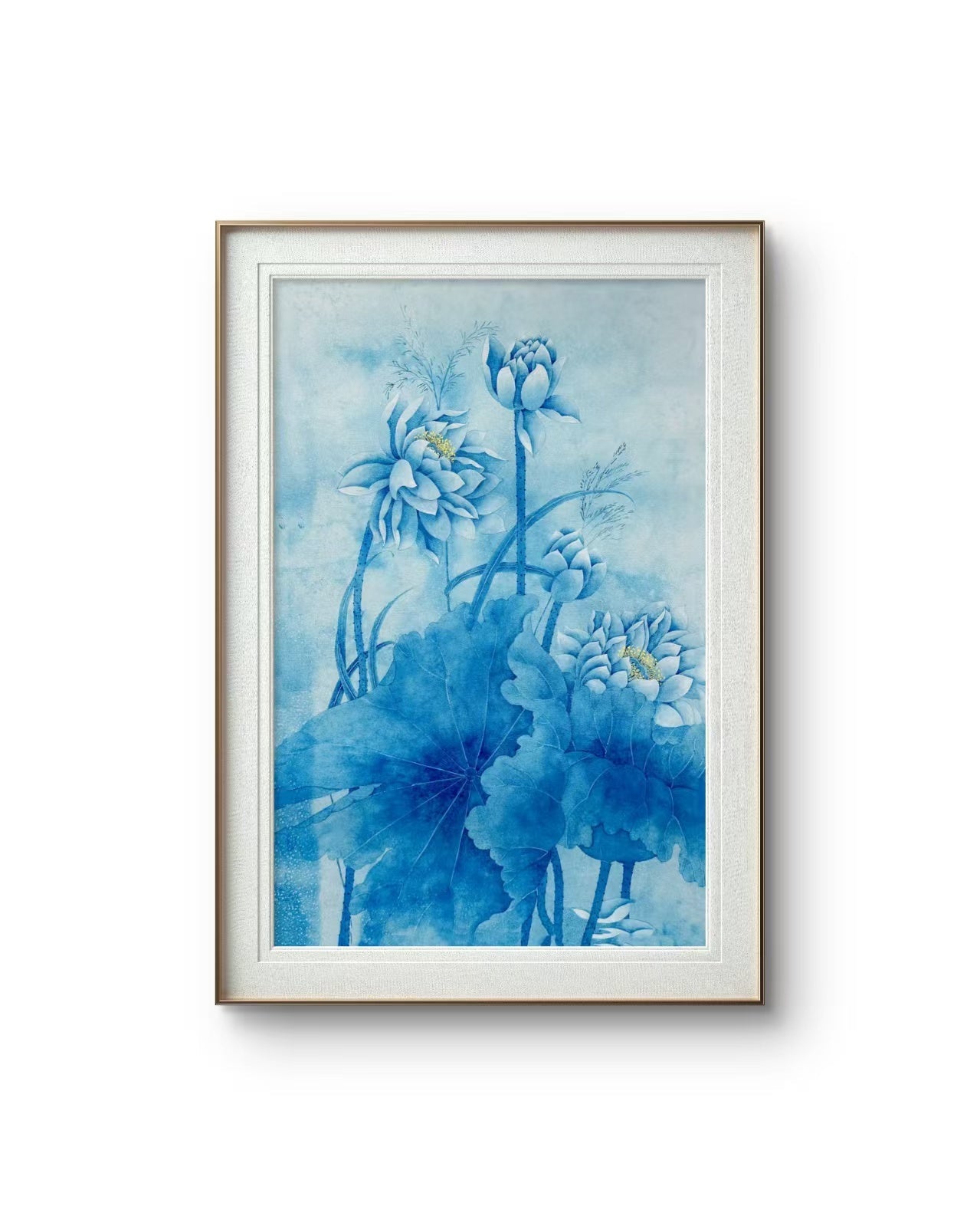 Lotus in Stillness | Chinese Original Painting | Magic Bear Art