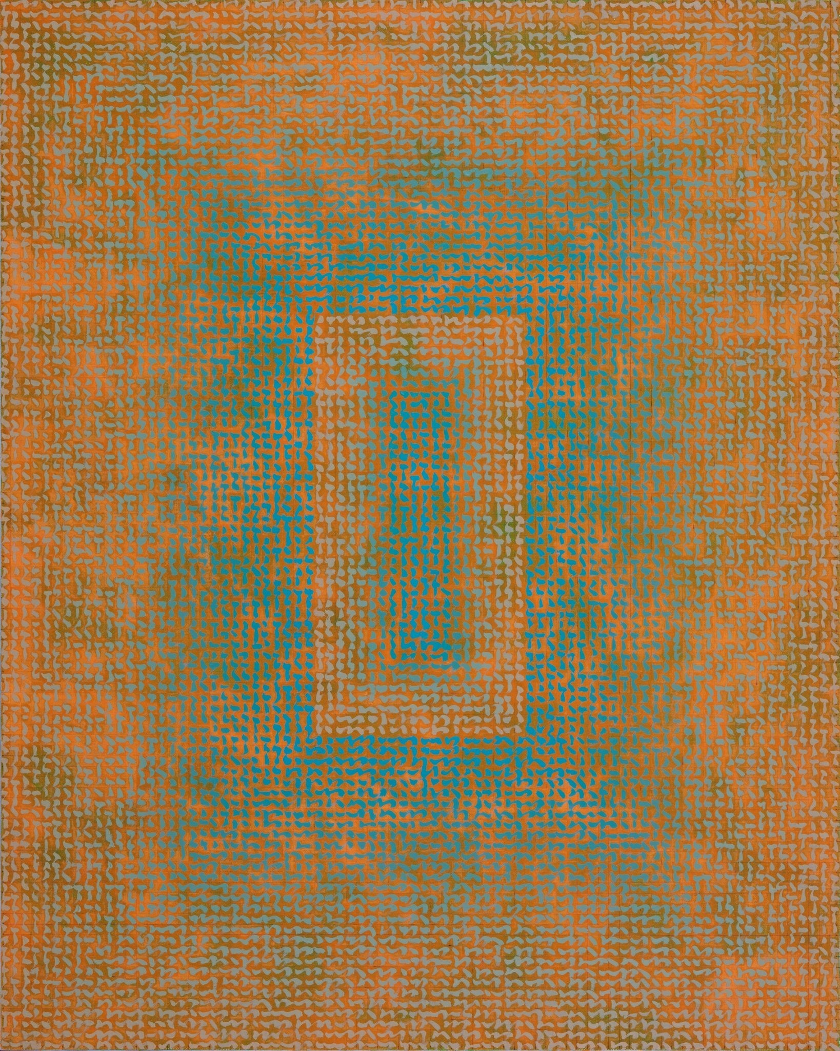 Nine Odes Series No. 4 - Oil on Canvas 39.4'' × 31.5'' | Chinese Original Painting | Magic Bear Art