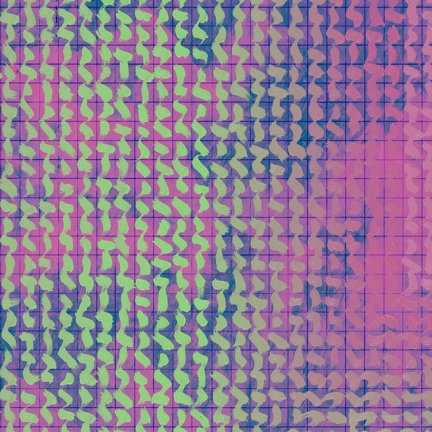 Nine Odes Series No. 5 - Oil on Canvas 39.4'' × 31.5'' | Chinese Original Painting | Magic Bear Art