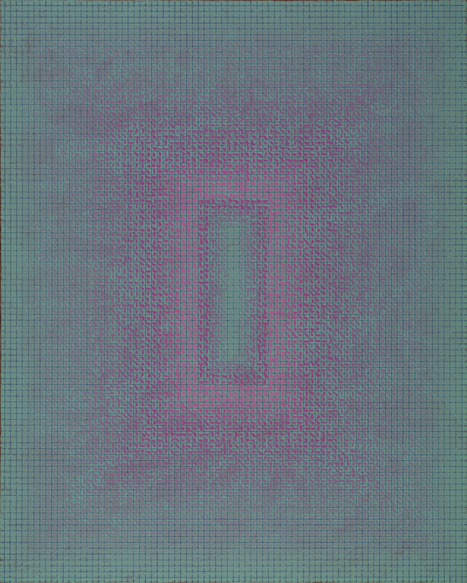 Nine Odes Series No. 7 - Oil on Canvas 39.4'' × 31.5'' | Chinese Original Painting | Magic Bear Art