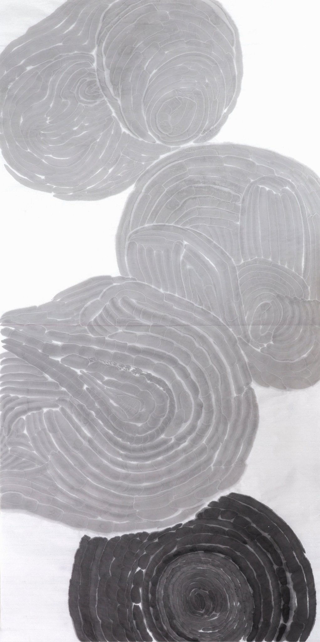 One Life Series - 54.3'' × 27.2'' | Original Painting by Chinese Artist | Magic Bear Art