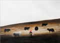 Pastoral Labor - Small Format Oil | Original Painting by Chinese Artist | Magic Bear Art