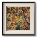Patient - Chinese Ink and Color 23.6'' × 23.6'' | Chinese Original Painting | Magic Bear Art