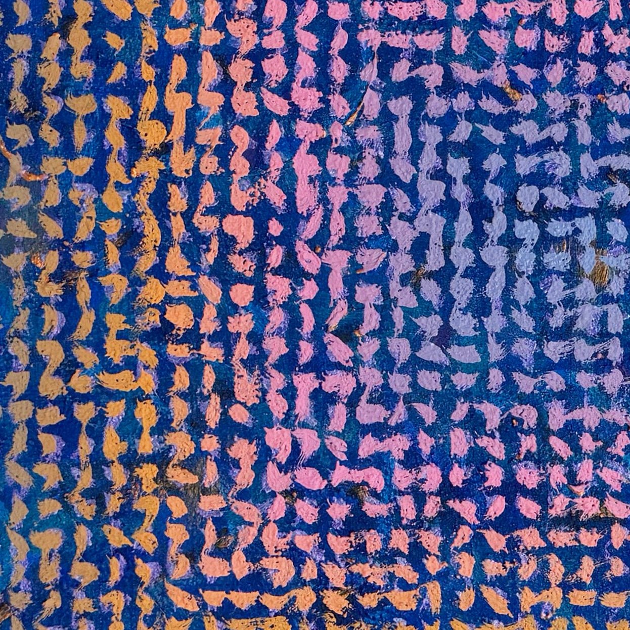 Peach Blossom Spring Series No. 8 - Oil on Canvas 15.7'' × 19.7'' | Chinese Original Painting | Magic Bear Art