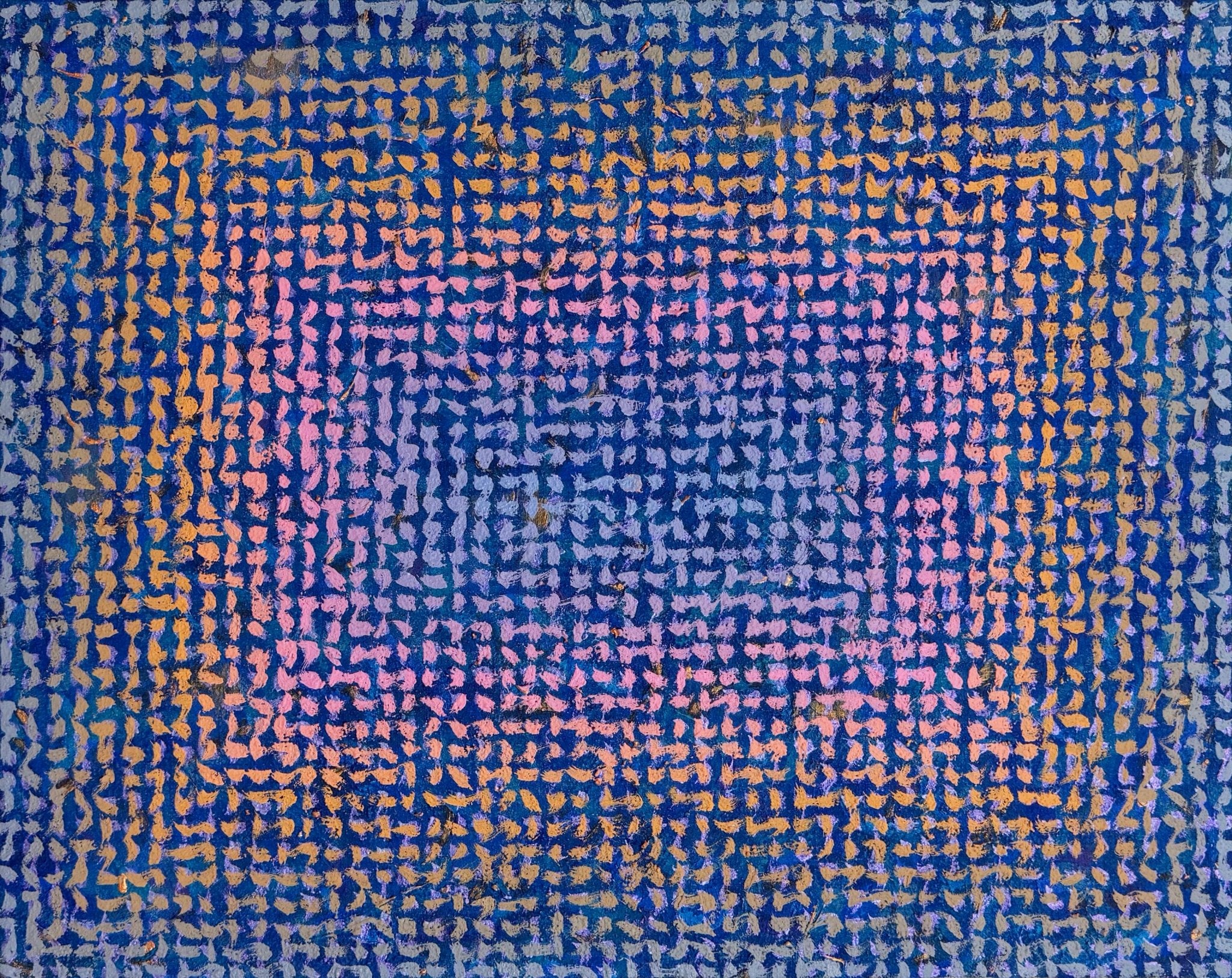 Peach Blossom Spring Series No. 8 - Oil on Canvas 15.7'' × 19.7'' | Chinese Original Painting | Magic Bear Art