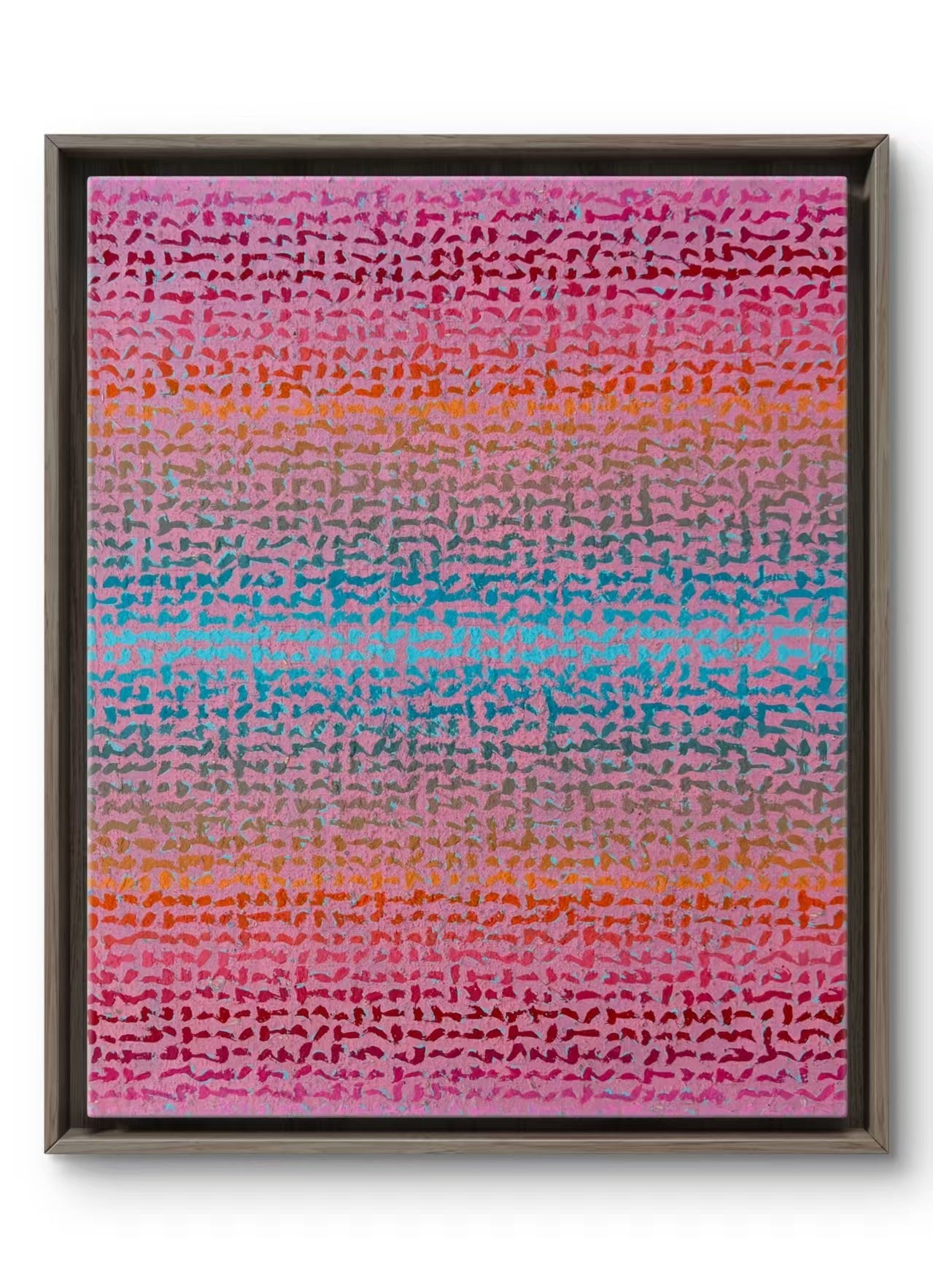 Peach Blossom Spring Series No. 9 - Oil on Canvas 15.7'' × 19.7'' | Chinese Original Painting | Magic Bear Art