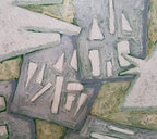 Plateau - Oil on Canvas 31.5'' × 23.6'' | Chinese Original Painting | Magic Bear Art