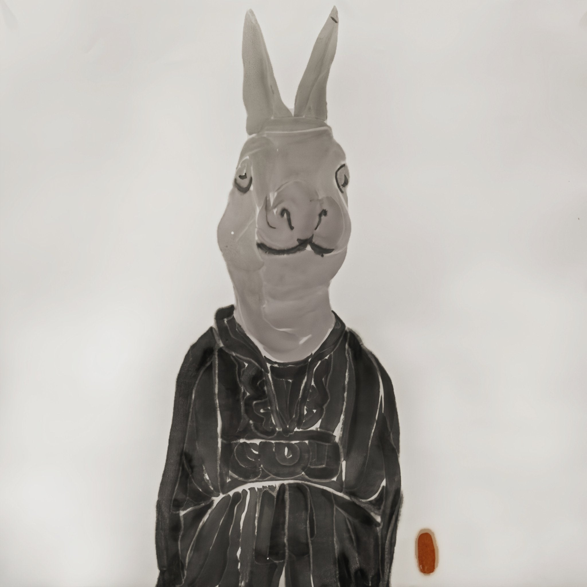 Portraits of the Self Series No.2 - 26.8'' × 26.8'' | Original Painting by Chinese Artist | Magic Bear Art