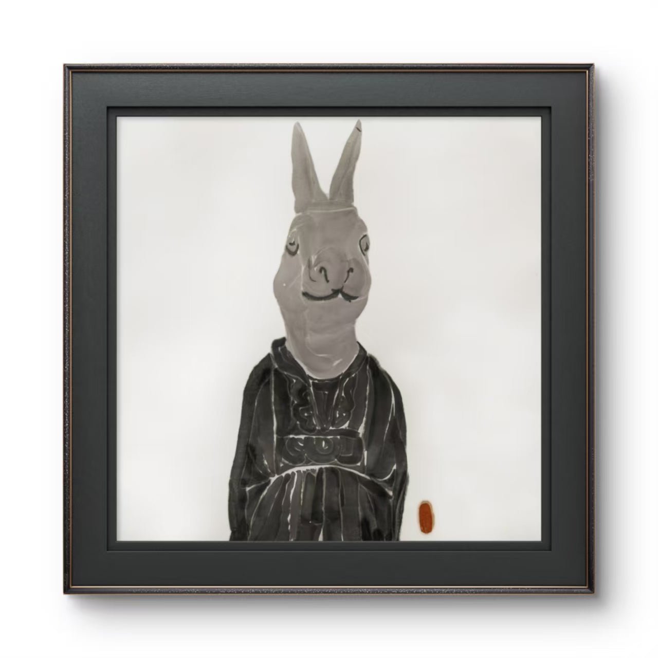Portraits of the Self Series No.2 - 26.8'' × 26.8'' | Chinese Original Painting | Magic Bear Art