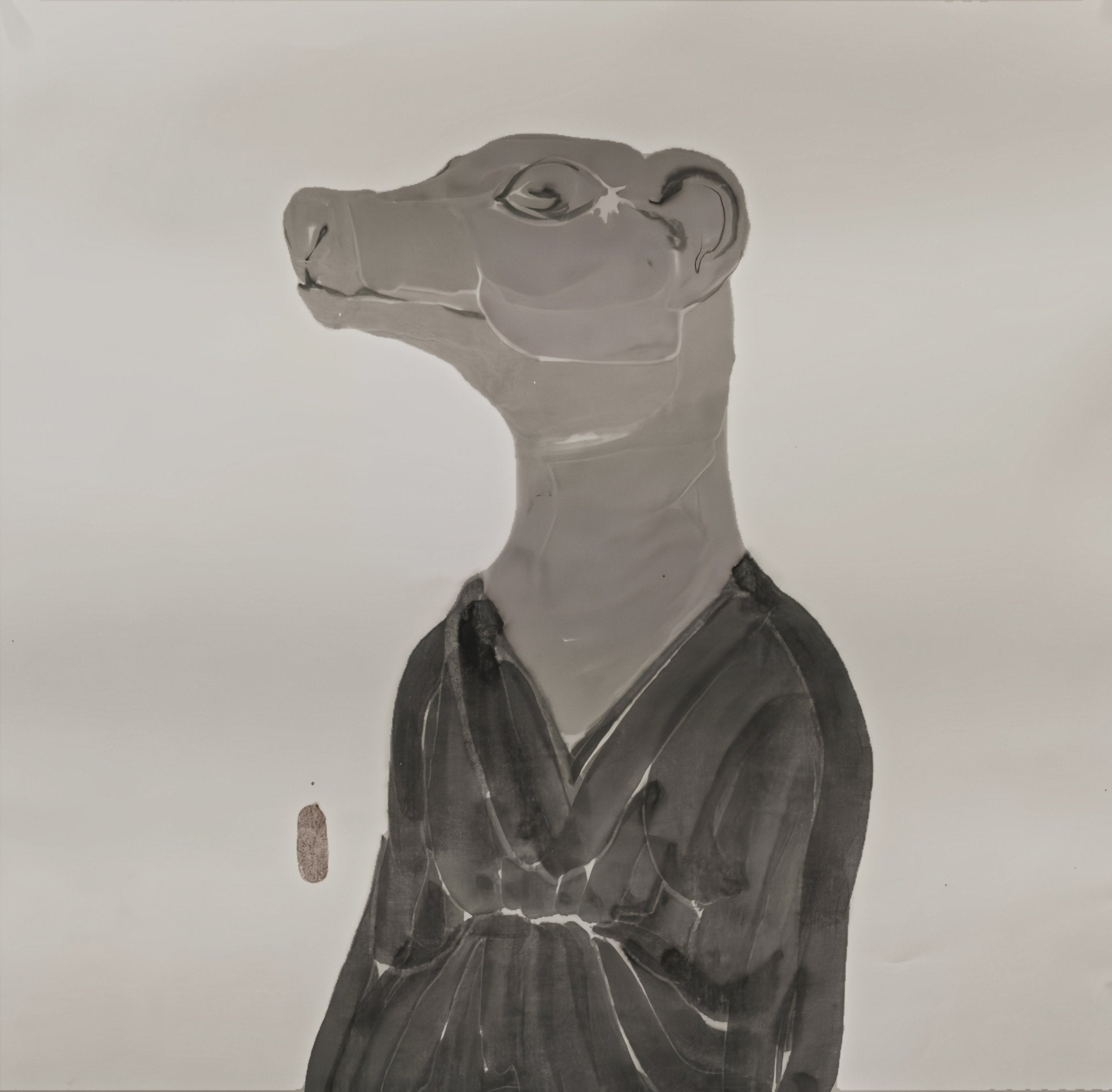 Portraits of the Self Series No.4 - 26.8''× 26.8'' | Original Painting by Chinese Artist | Magic Bear Art