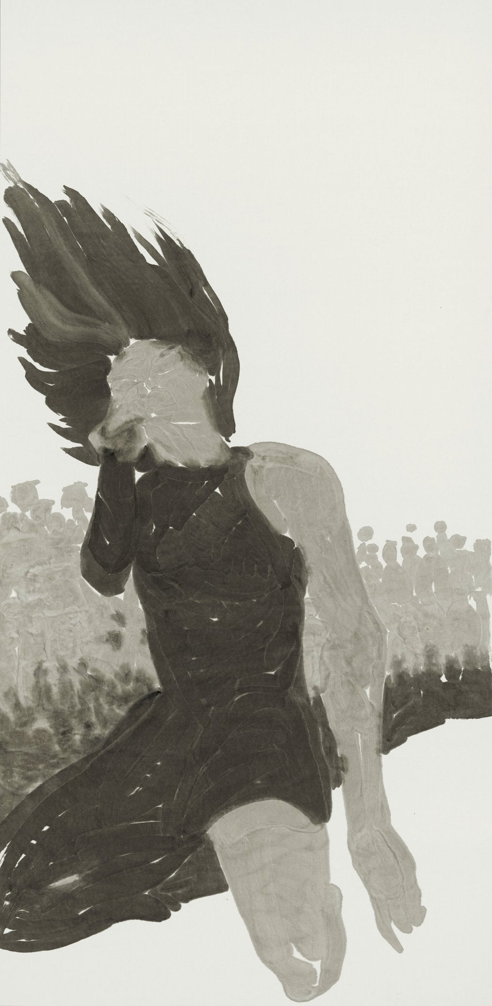 Shout - 54.3'' × 26.8'' | Original Painting by Chinese Artist | Magic Bear Art