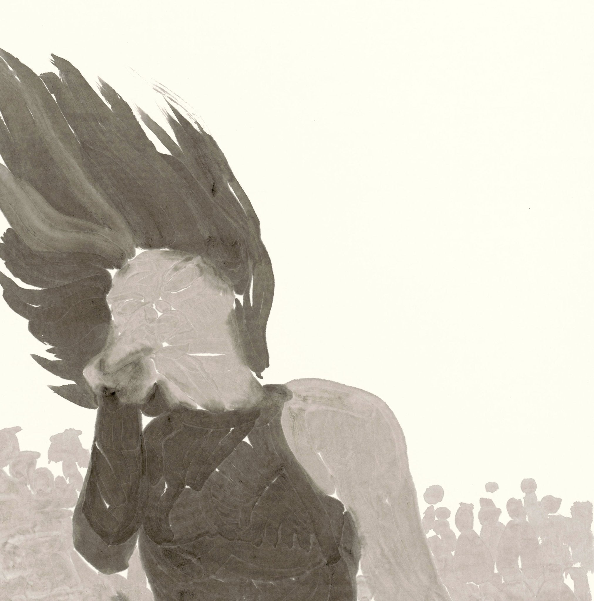 Shout - 54.3'' × 26.8'' | Original Painting by Chinese Artist | Magic Bear Art