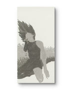 Shout - Chinese Ink Painting 54.3'' × 26.8'' | Chinese Original Painting | Magic Bear Art