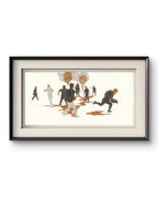 Shout Series 2 - Ink Painting - 54.3'' × 26.8'' | Chinese Original Painting | Magic Bear Art