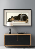 Shout Series 3 - Ink Painting 54.3'' × 26.8'' | Chinese Original Painting | Magic Bear Art