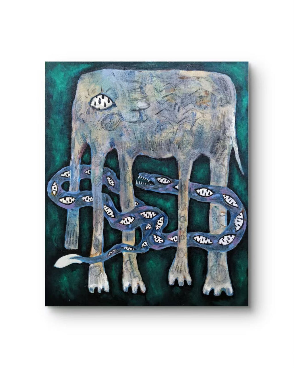 Sinking | Chinese Original Painting | Magic Bear Art