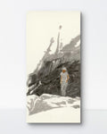 That Summer by the Shore - Chinese ink painting 54.3'' × 26.8'' | Chinese Original Painting | Magic Bear Art
