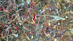 The Density of Thought | Mixed Media, 26.8" × 26.8" | Original Painting by Chinese Artist | Magic Bear Art