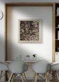 The Density of Thought NO.2 | Mixed Media, 26.8" × 26.8" | Original Painting by Chinese Artist | Magic Bear Art