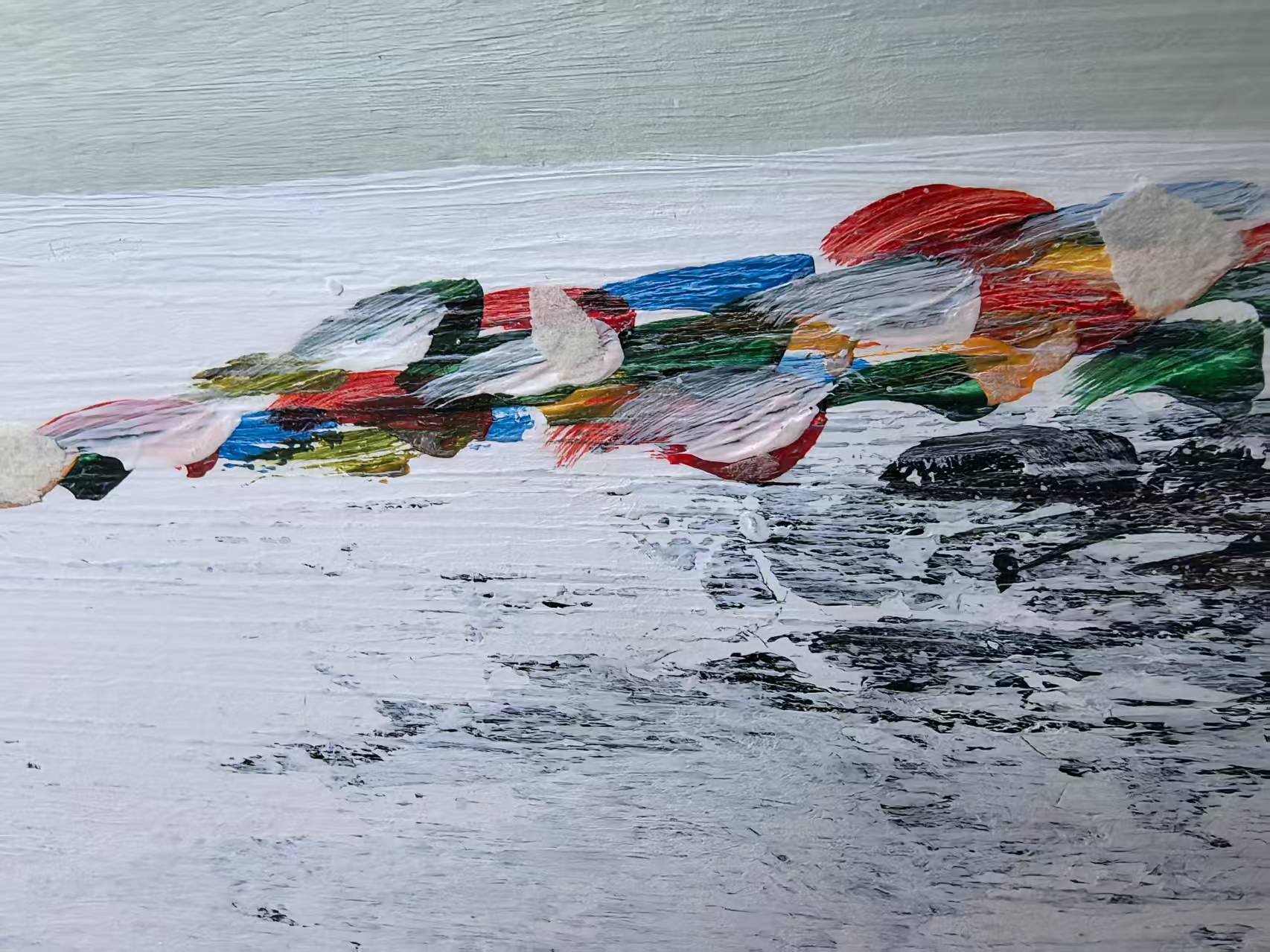 The Home Within Reach — 20.5''×14.6 ''Small Format Oil | Original Painting by Chinese Artist | Magic Bear Art