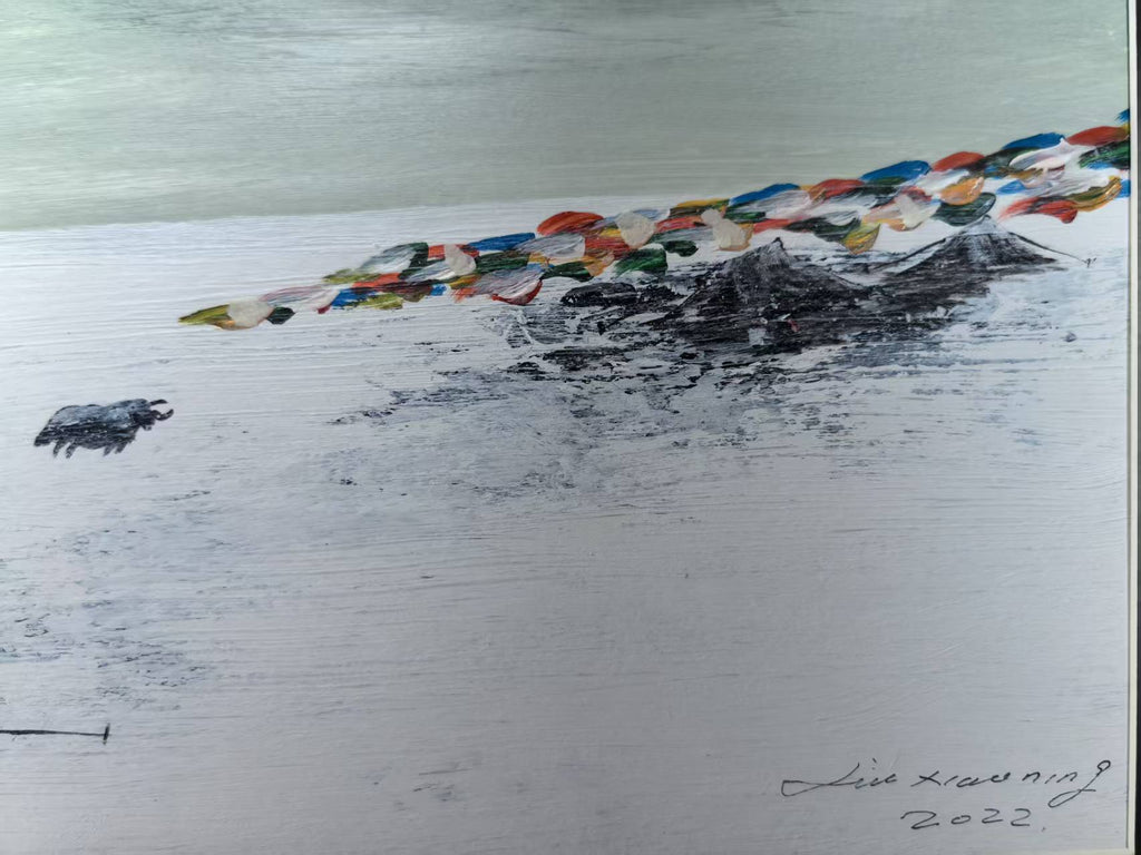 The Home Within Reach — 20.5''×14.6 ''Small Format Oil | Original Painting by Chinese Artist | Magic Bear Art