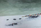 The Home Within Reach — 20.5''×14.6 ''Small Format Oil | Original Painting by Chinese Artist | Magic Bear Art