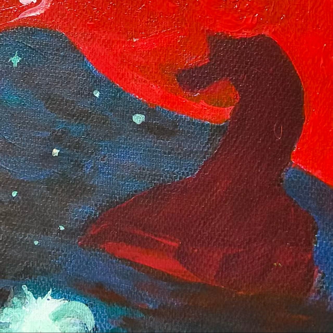 The Nebula of Imagination Series — Horsehead Nebula，15.7'' × 19.7'' | Original Painting by Chinese Artist | Magic Bear Art