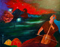 The Nebula of Imagination Series — Horsehead Nebula，15.7'' × 19.7'' | Original Painting by Chinese Artist | Magic Bear Art