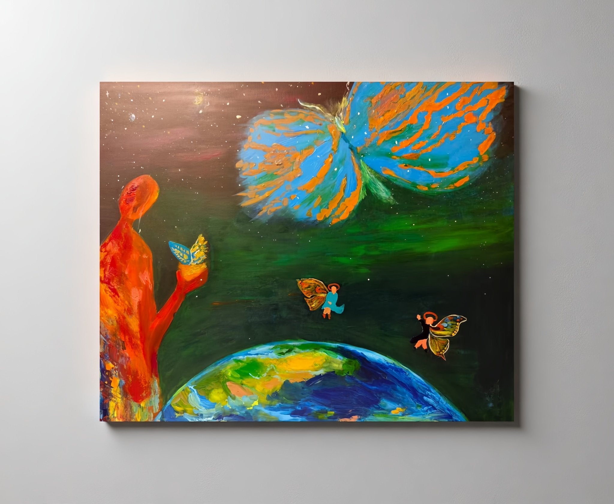 The Nebula of Imagination Series — Horsehead Nebula，19.7'' × 23.6'' | Original Painting by Chinese Artist | Magic Bear Art