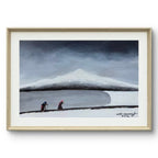 The Pilgrims — 23.2''×15'' Small Format Oil | Chinese Original Painting | Magic Bear Art
