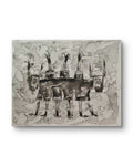 The Shapeshifter - Ink on Canvas 27.6″ × 35.4″ | Chinese Original Painting | Magic Bear Art
