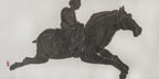 The Wind Chaser - chinese Ink on Paper 54.3'' × 26.8'' | Chinese Original Painting | Magic Bear Art