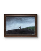 Tibetan Mother and Child— 23.2 ''× 15'' Small Format Oil | Chinese Original Painting | Magic Bear Art