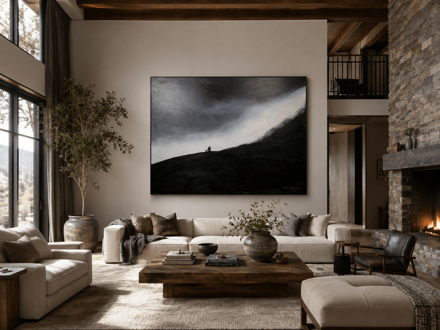 Winds of the Plateau | Chinese Original Painting | Magic Bear Art