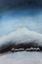Yak Herders — 15.7'' × 23.6'' Small Format Oil (Vertical) | Original Painting by Chinese Artist | Magic Bear Art